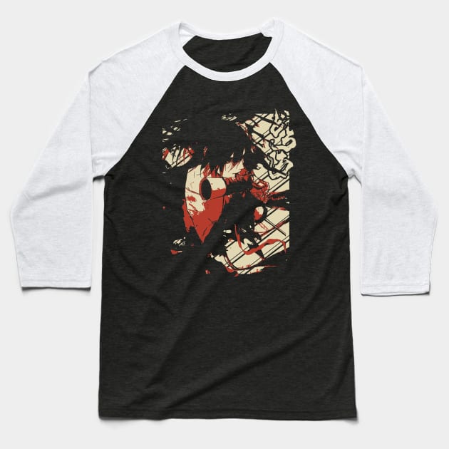 Hyakkimaru Dororo Baseball T-Shirt by DanisF